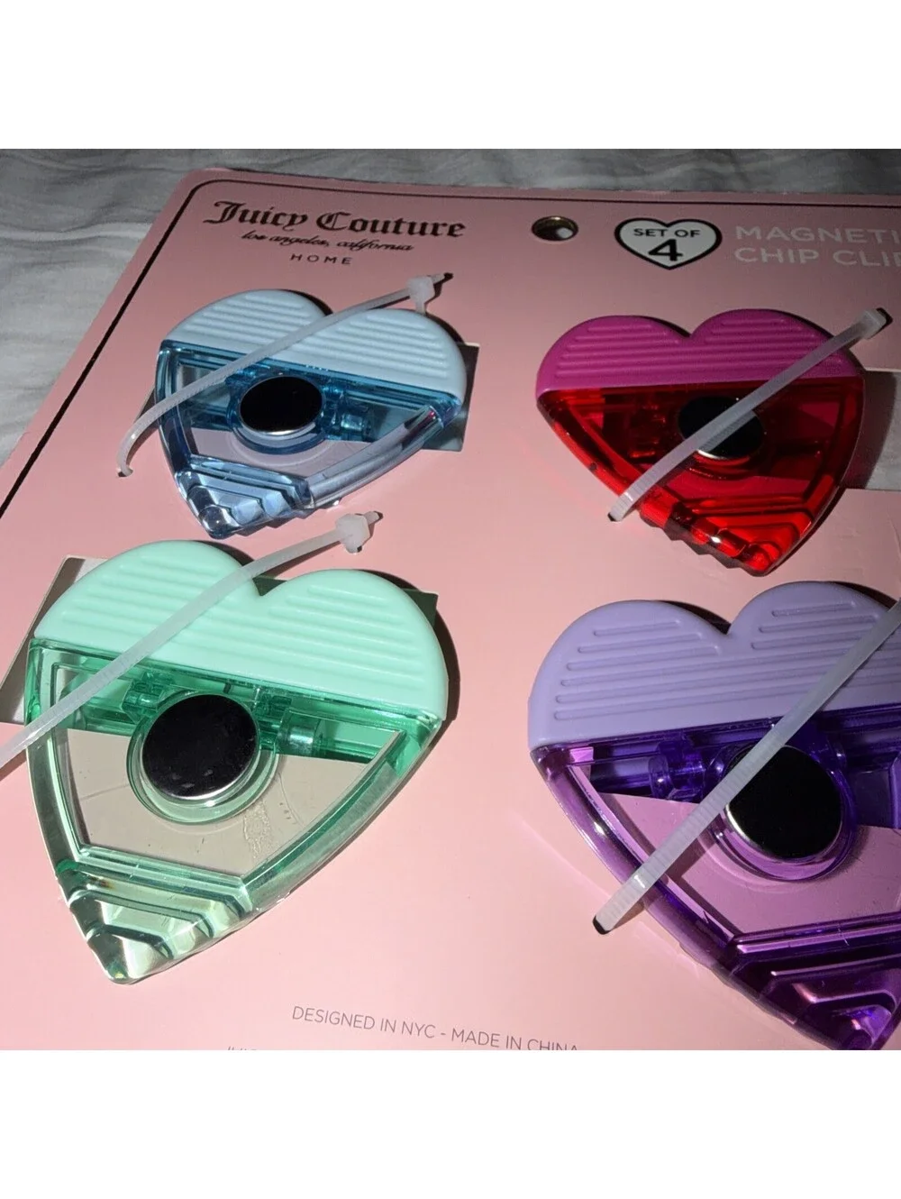 Juicy Couture Magnetic Chip Clips